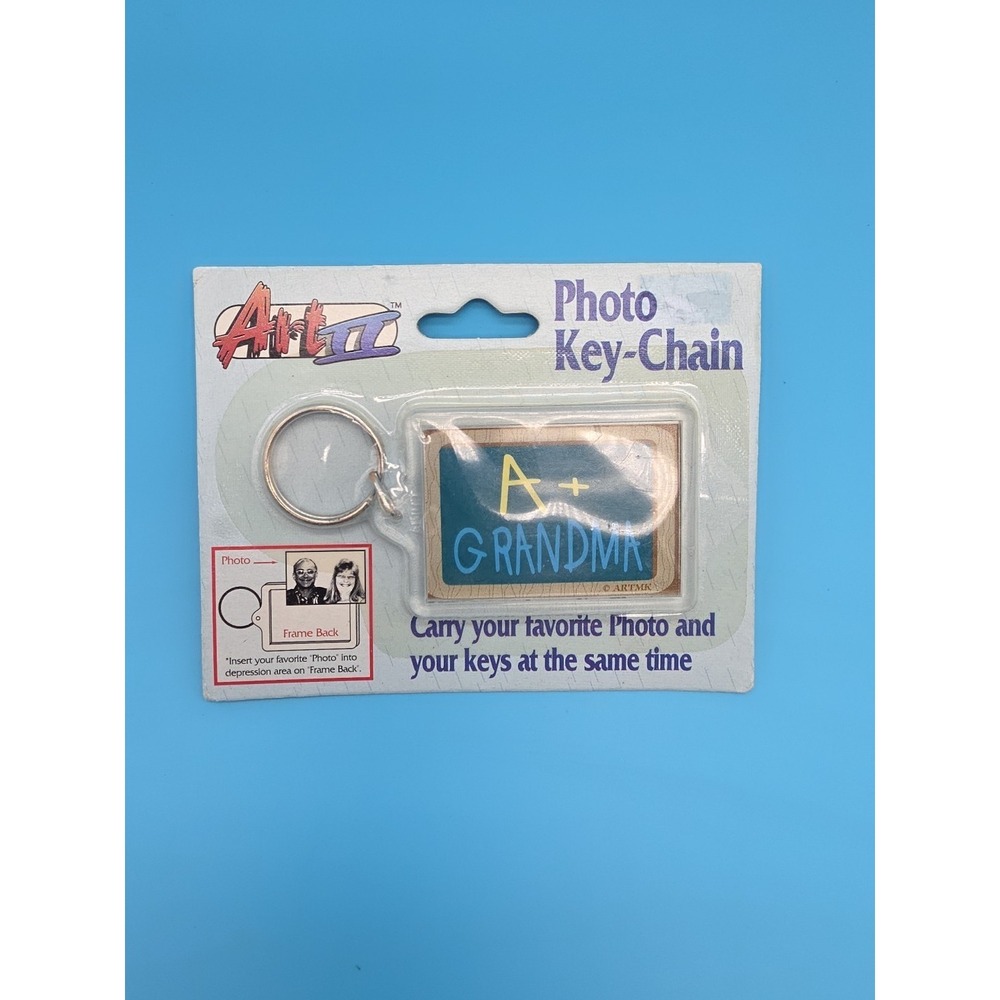 Vintage Photo Key Chain A+ Grandma